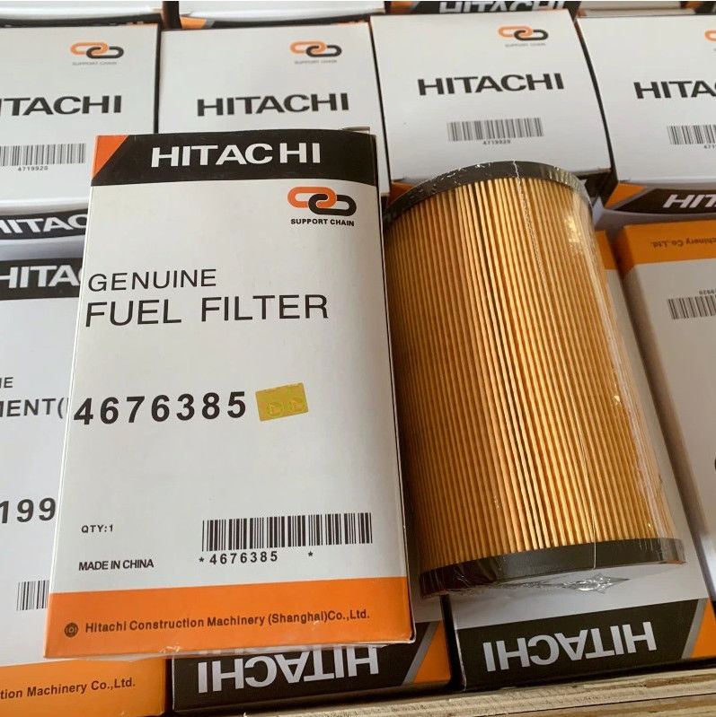 Carburante originale filtri Hitachi 4676385 Ricambi per macchine da costruzione