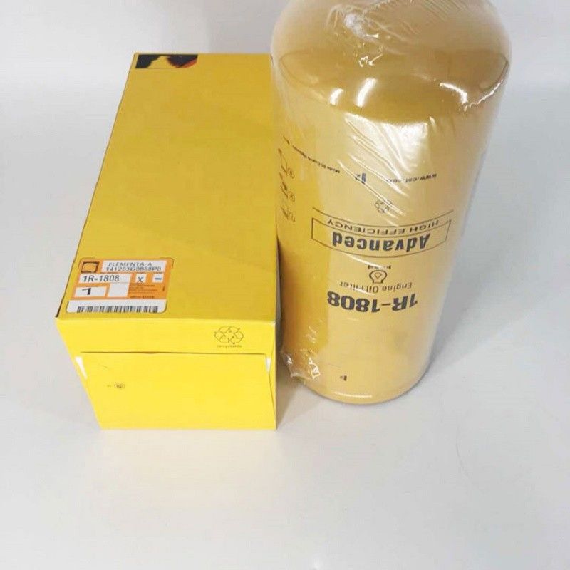 Filtro dell'olio del motore diesel per escavatori Equivalente alternativa 1R1808 per Caterpillar